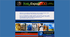 Desktop Screenshot of italyexpo2000.com
