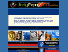 Tablet Screenshot of italyexpo2000.com